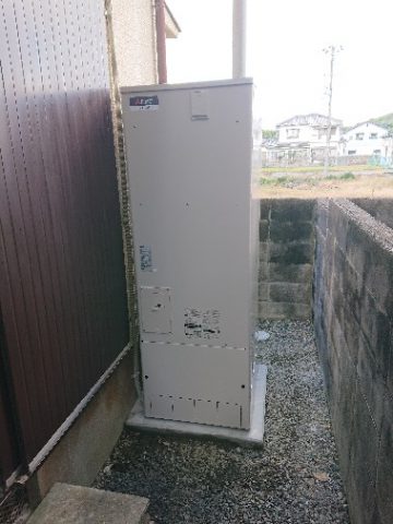 太子町　石油給湯器からエコキュートへ取替工事