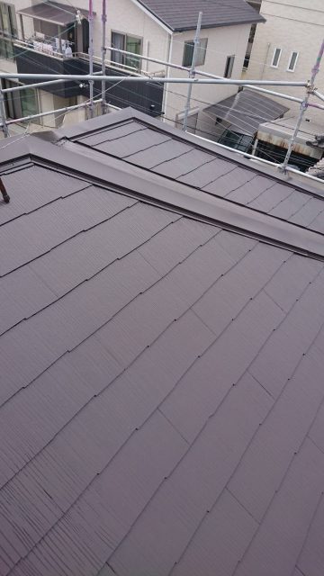 屋根塗装工事　ｽﾚｰﾄ