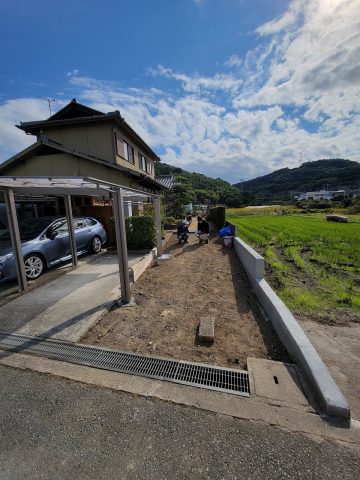 駐車場拡張工事