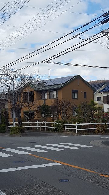 ハイツの外壁塗装　　施工後