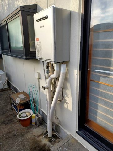 姫路市　ガス給湯器の交換
