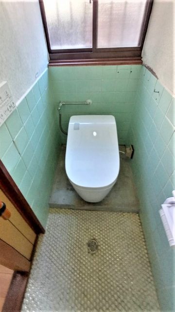 姫路市　他社が断ったトイレ入替え工事