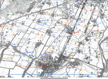 飾磨古地図