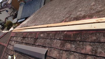 下地木材交換　屋根