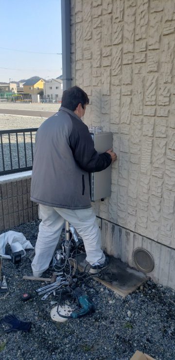 姫路市　ガス給湯器交換