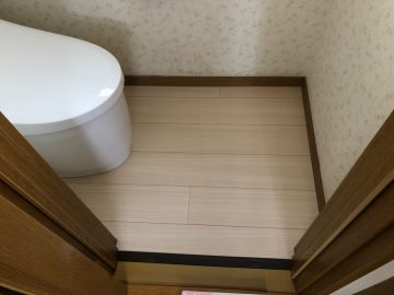 トイレの床工事　姫路