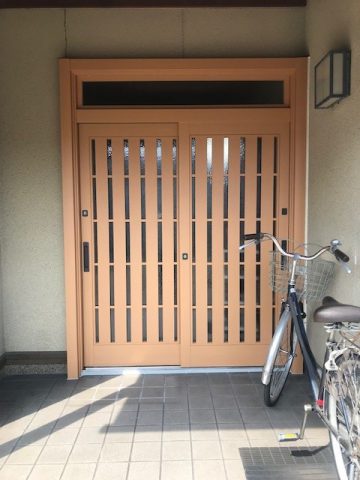 姫路市　玄関ドア取替