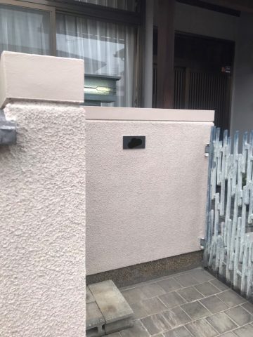 姫路市　塀塗装工事