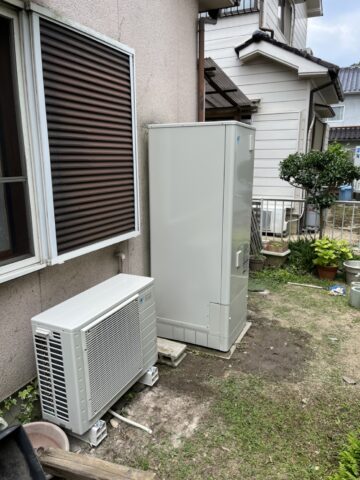 姫路市　電気温水器からエコキュート