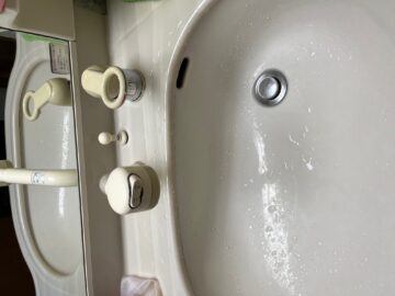 姫路市　洗面化粧台水栓交換