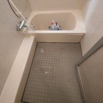 姫路市　浴室コーキング打ち替え工事