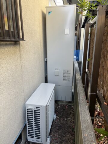姫路市　電気温水器からエコキュートに交換