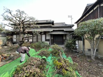 植木剪定空き家