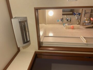 姫路市　浴室と脱衣室の暖房