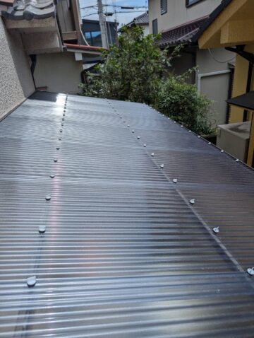 高砂市　テラス屋根工事