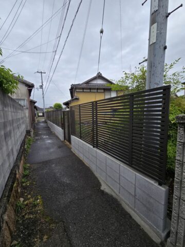 姫路市　生垣改修工事