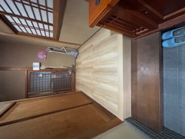 姫路市　玄関廊下の床工事