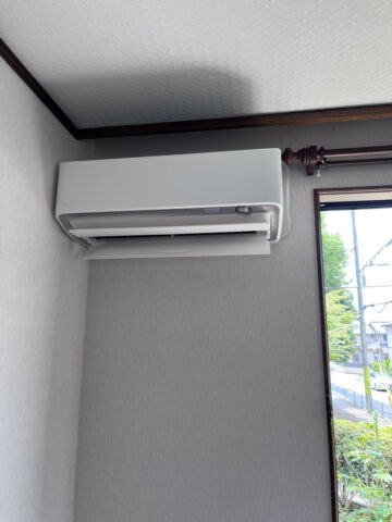 川西市　エアコン交換