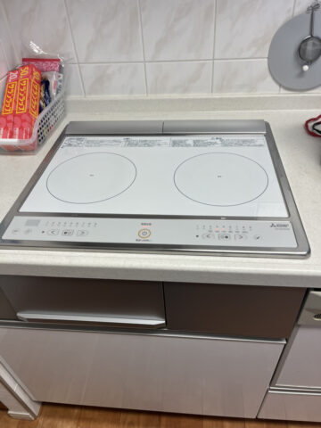 姫路市　ガスコンロからＩＨコンロへ取替