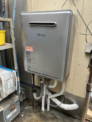 姫路市　ガス給湯器取替工事