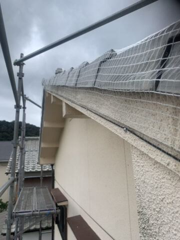 姫路市　防鳥ネット工事