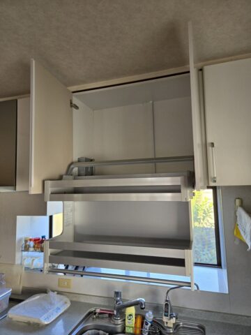 姫路市 キッチン吊戸工事