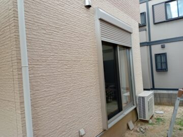 姫路市　電動シャッター雨戸から手動シャッター雨戸へ