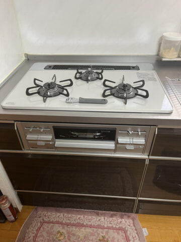 姫路市　ガスコンロ交換工事