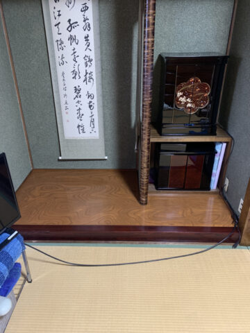 姫路市 床の間床塗装工事