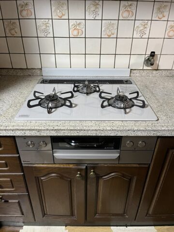 姫路市 ガスコンロ取替工事