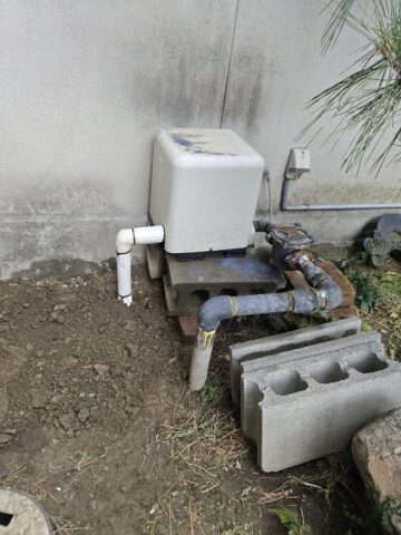 姫路市 井戸ポンプ配管修理