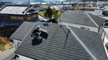 香寺町　カラーベスト差替え工事